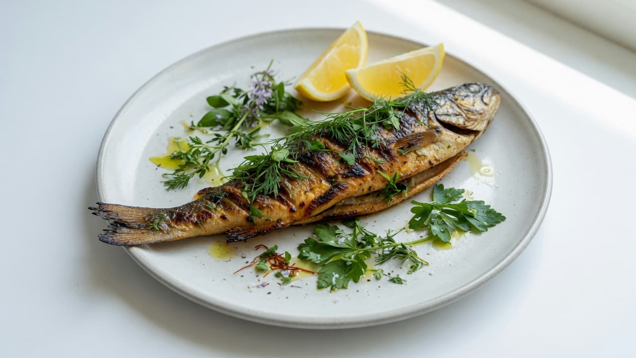 Noite da Peixada — peixes e panela da casa na pousada