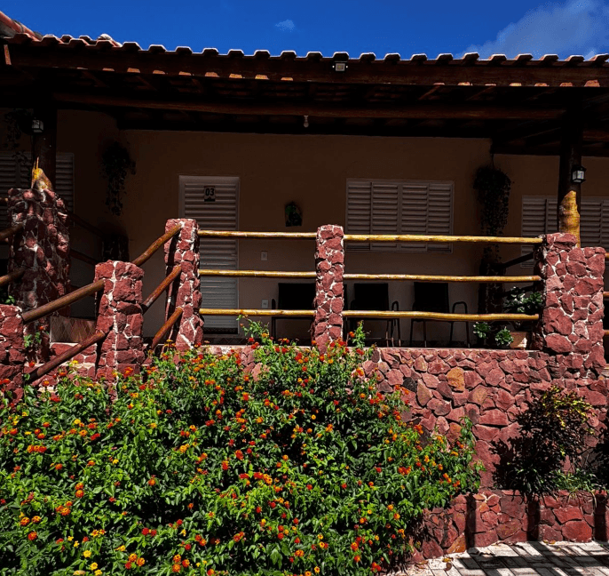 Vista exterior — Quarto Arara Azul